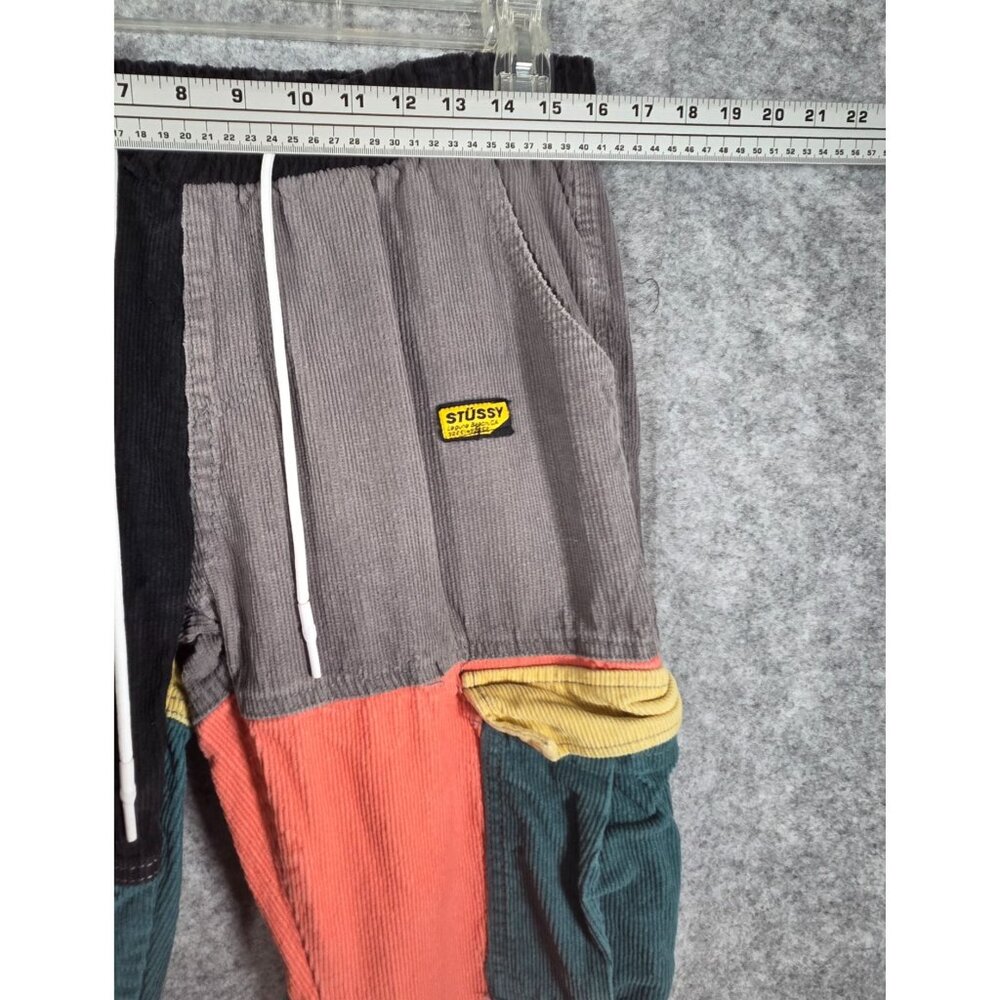 Men's Colorblock Patchwork Jogger Pants - Multicolor - Picture 2 of 8